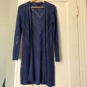 LOVE ELLIE Duster Cardigan xs - blue